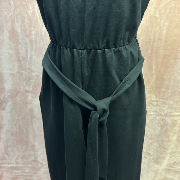 Pop Sugar Small Pant Jumpsuit With Belt Waist to Hem 33” Black - Picture 4 of 4